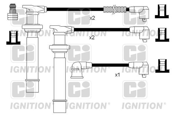 QUINTON HAZELL Комплект проводов зажигания XC1223